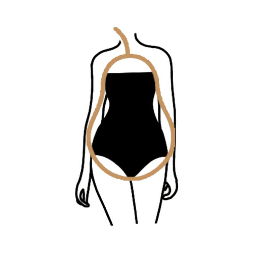 cuerpo de pera bikini